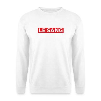 blood - Unisex Sweatshirt - white - Front