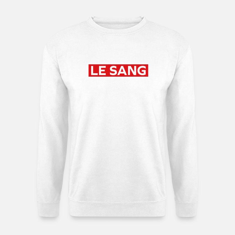 blood - Unisex Sweatshirt - white