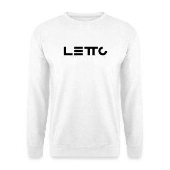LeTTo Logo classique - Sweat-shirt Unisexe - blanc - Devant