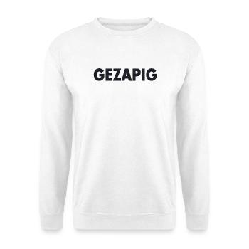 Lazy – Flemish Relaxed Mood - Unisex Sweatshirt - white - Front