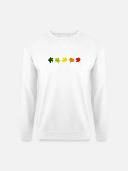 Der Herbst ist da - Unisex Pullover - Weiß