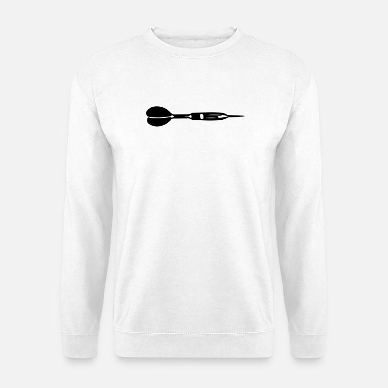 Dartpfeil Symbol - Unisex Pullover - Weiß