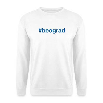 Bégrad Belgrade Serbie Hashtag Serbien - Sweat-shirt Unisexe - blanc - Devant