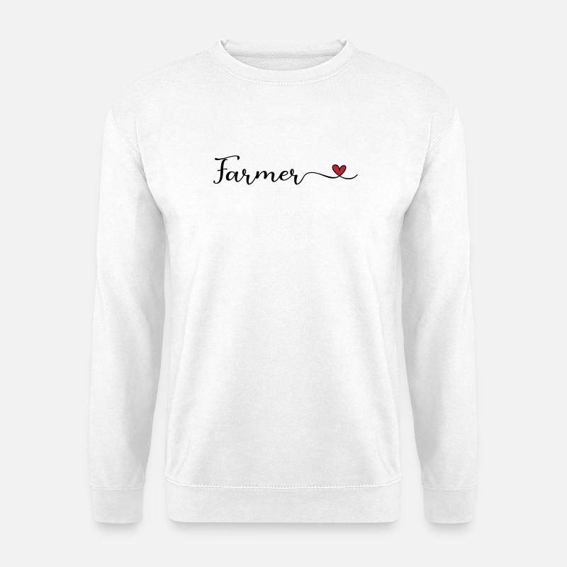 Farmer - Unisex Pullover - Weiß