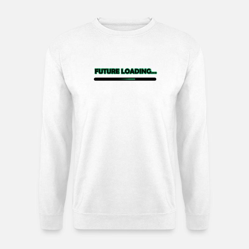 Future Loading Progress Tee - Unisex Sweatshirt - white