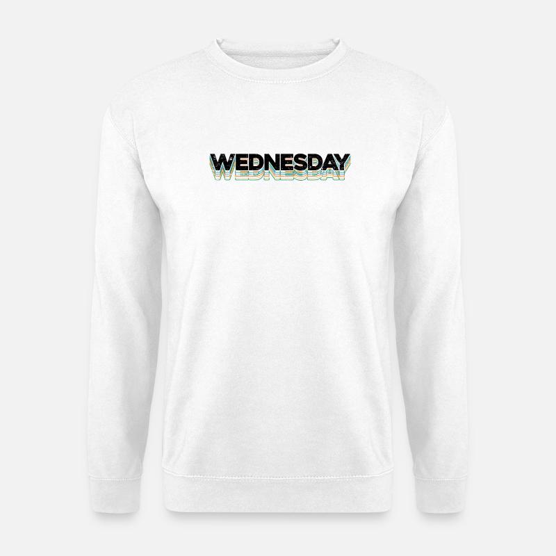 Mittwoch - Unisex Pullover - Weiß