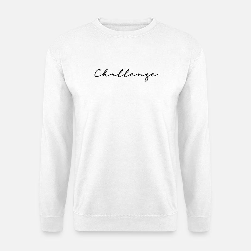 Challenge v1 - Unisex Sweatshirt - white