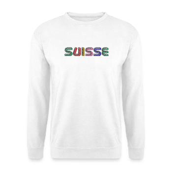 SWITZERLAND. HUMOR. COUNTRY - Unisex Sweatshirt - white - Front