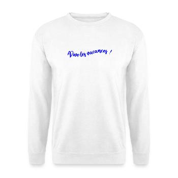 MAÎTRESSE. MAITRE. MERCI. MERCI MAÎTRESSE - Sweat-shirt Unisexe - blanc - Devant
