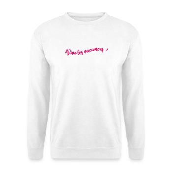 MAÎTRESSE. MAITRE. MERCI. MERCI MAÎTRESSE - Sweat-shirt Unisexe - blanc - Devant