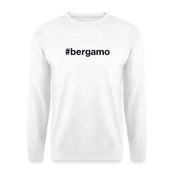 BERGAMO Hashtag - Unisex Pullover - Weiß - Vorne
