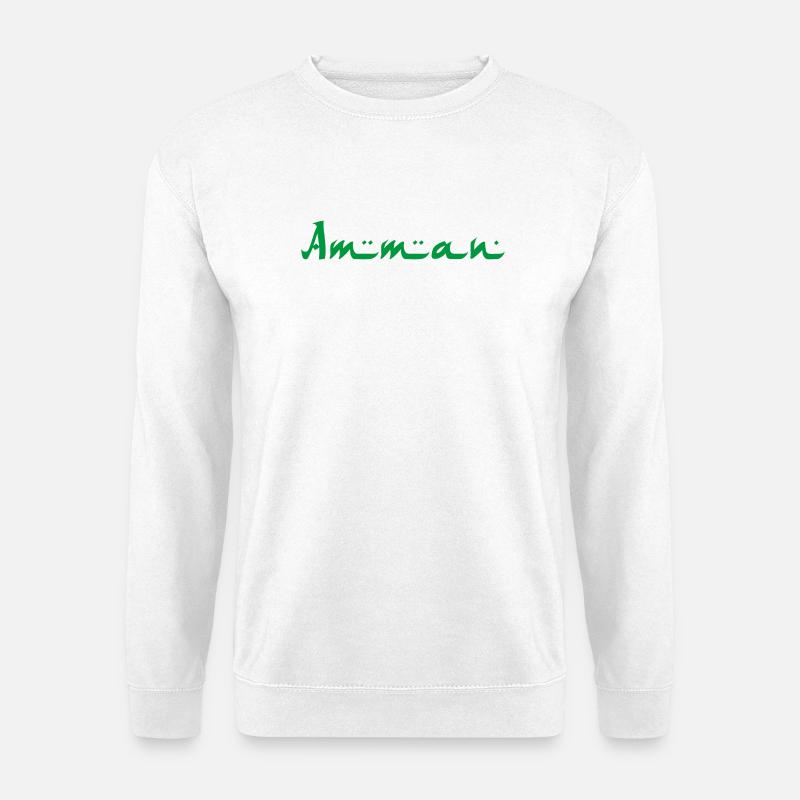 Amman - Unisex Pullover - Weiß