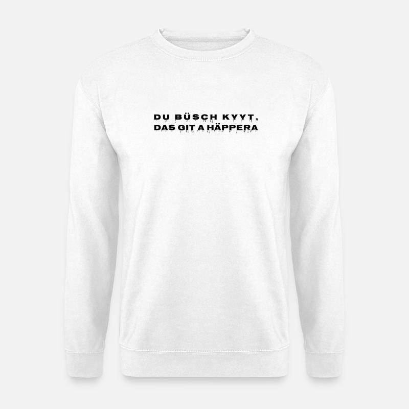 Du Häppara - Unisex Pullover - Weiß