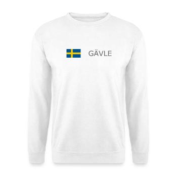 Drapeau de la Suède - Gävle - Sverige - Schweden - Sweat-shirt Unisexe - blanc - Devant