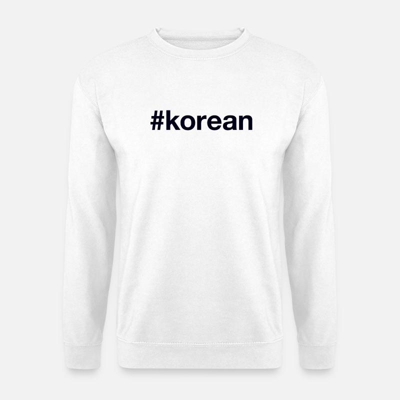 Corée Coréenne - Sweat-shirt Unisexe - blanc