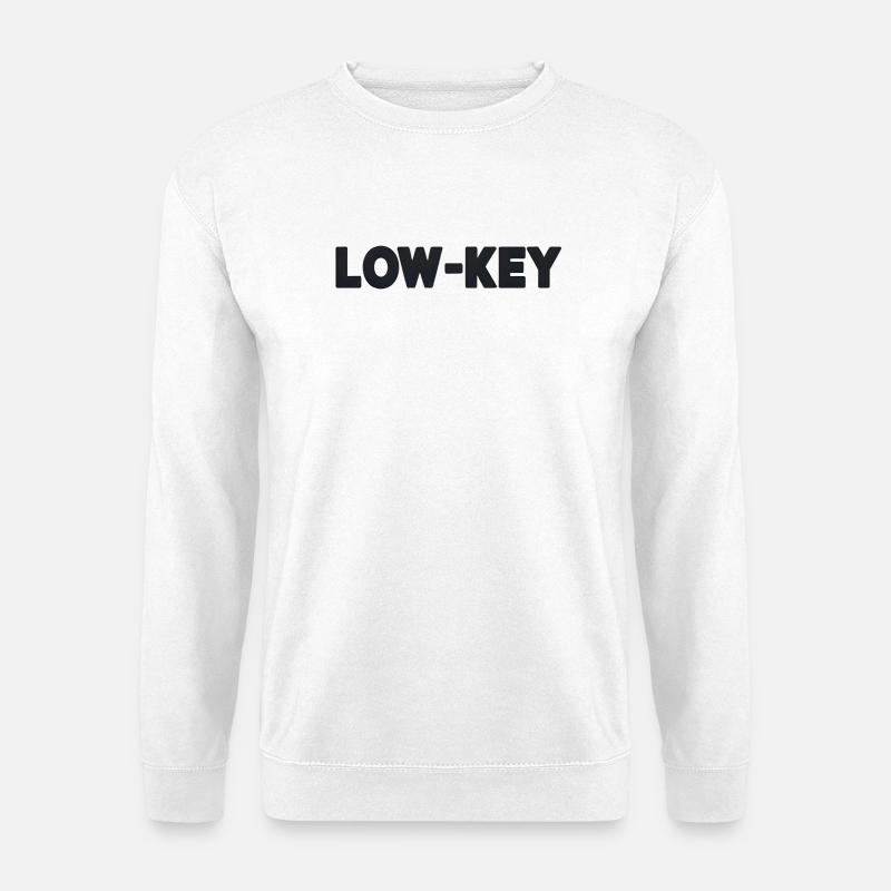 Zurückhaltende – entspannte flämische Atmosphäre - Unisex Pullover - Weiß