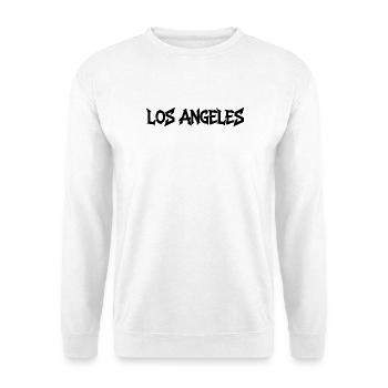 Lettrage de Los Angeles - Sweat-shirt Unisexe - blanc - Devant