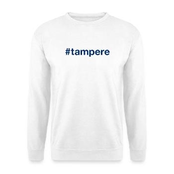 Tampere Suomi Finland Hashtag - Unisex Sweatshirt - white - Front