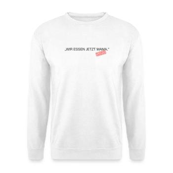 Satzzeichen Retten Leben Spruch - Unisex Pullover - Weiß - Vorne