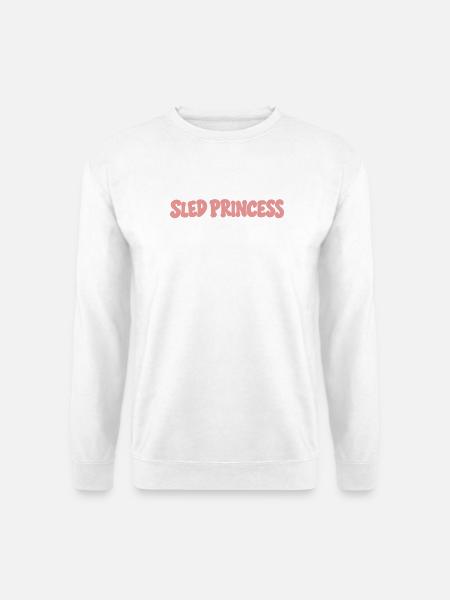 Schlittenprinzessin - Unisex Pullover - Weiß