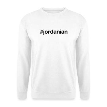 JORDANIE Hashtag Jordanien Jordanien - Sweat-shirt Unisexe - blanc - Devant