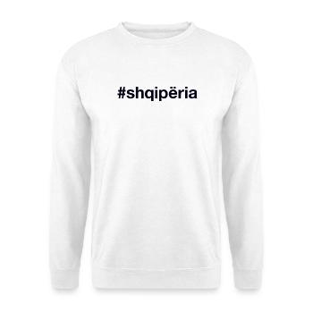 ALBANIA Albanien Hashtag - Unisex Pullover - Weiß - Vorne