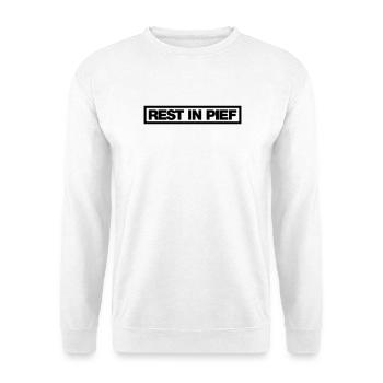 REPOS À PIEF (R.I.P.) - Sweat-shirt Unisexe - blanc - Devant