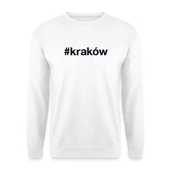 KRAKOW Krakow Polska Poland Hashtag - Unisex Sweatshirt - white - Front