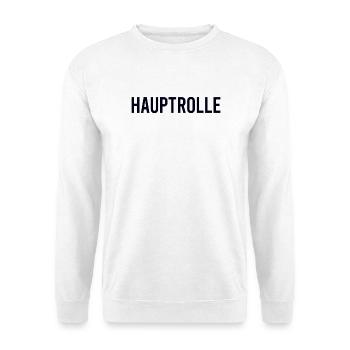 STARRING ROLE Main Role - Unisex Sweatshirt - white - Front