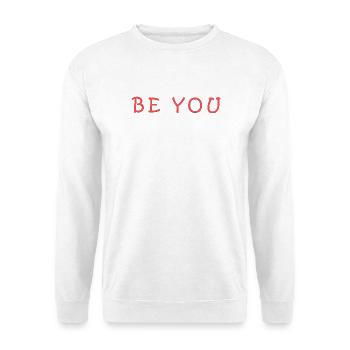 Inspirierendes Motiv mit persönlicher Manifestation - Unisex Pullover - Weiß - Vorne