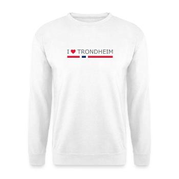I love Trondheim - Norway - Norge - Norwegen - Unisex Sweatshirt - white - Front