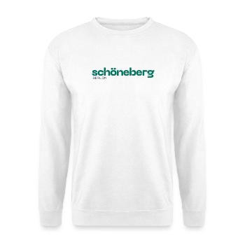 Schöneberg Berlin - Design simple - Sweat-shirt Unisexe - blanc - Devant