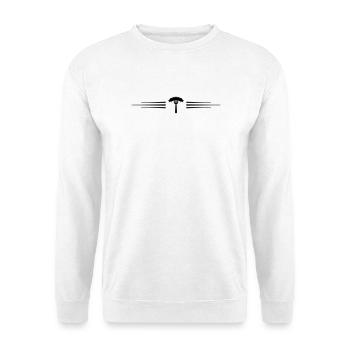 Sausage, fork, currywurst - Unisex Sweatshirt - white - Front