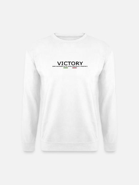 Ogni successo ha un nome Continua a provarci V1 - Unisex Pullover - Weiß