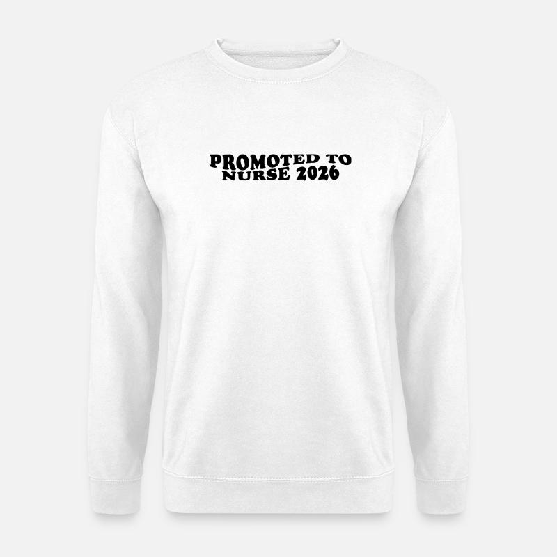Promoted to Nurse 2026 - Unisex Pullover - Weiß