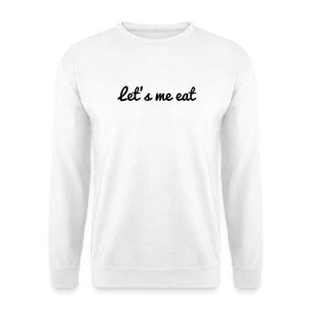 CITATION. MESSAGE. HUMOUR. CITATIONS DRÔLES - Sweat-shirt Unisexe - blanc - Devant
