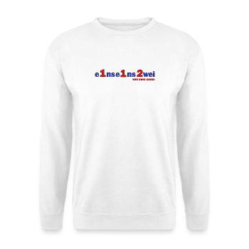 Eins Eins Zwei – Wir Sind Dabei - Feuerwehr - Unisex Pullover - Weiß - Vorne