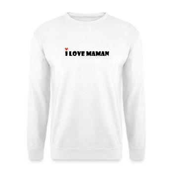 MOM. MOTHER'S DAY. HEART. FEAST. HAPPY BIRTHDAY - Unisex Sweatshirt - white - Front