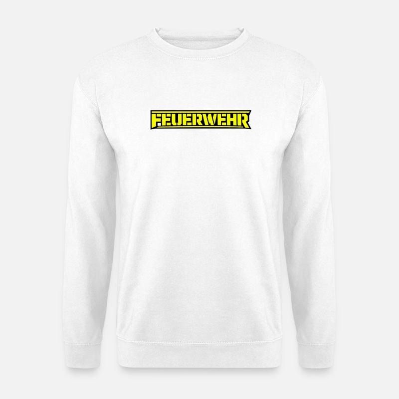 Lettrage néon feux d’artifice - Sweat-shirt Unisexe - blanc