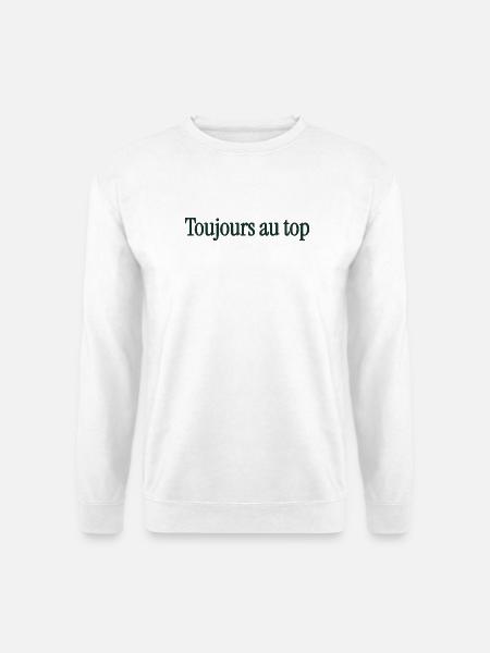 Immer im Überblick - Unisex Pullover - Weiß