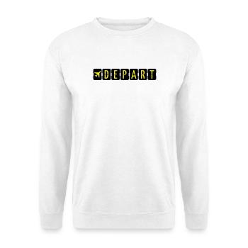 Départ - Sweat-shirt Unisexe - blanc - Devant