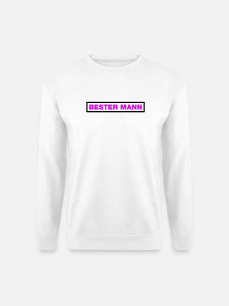 Bester Mann - Unisex Pullover - Weiß