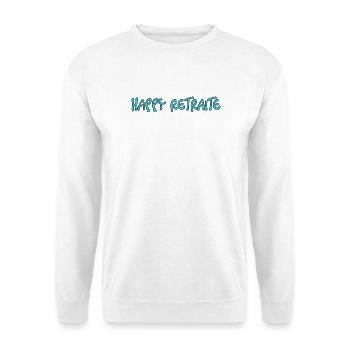 RETIREMENT. HAPPY RETIREMENT. HAPPY RETIREMENT. HEART - Unisex Sweatshirt - white - Front