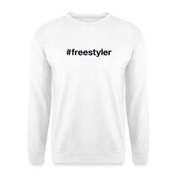 FREESTYLER Hashtag - Unisex Pullover - Weiß - Vorne