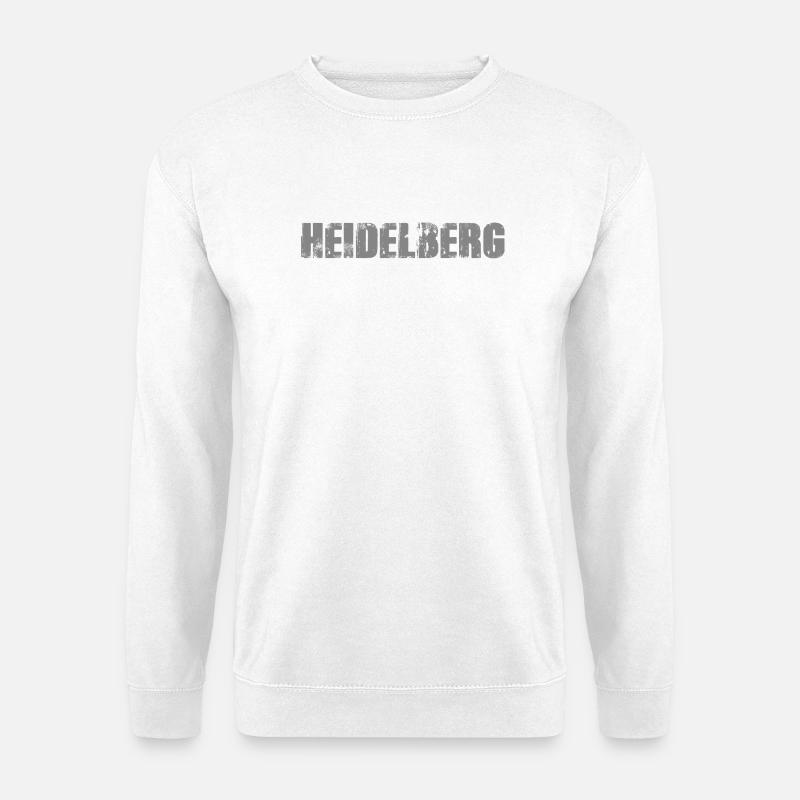 Coole Heidelberg Design - Unisex Pullover - Weiß