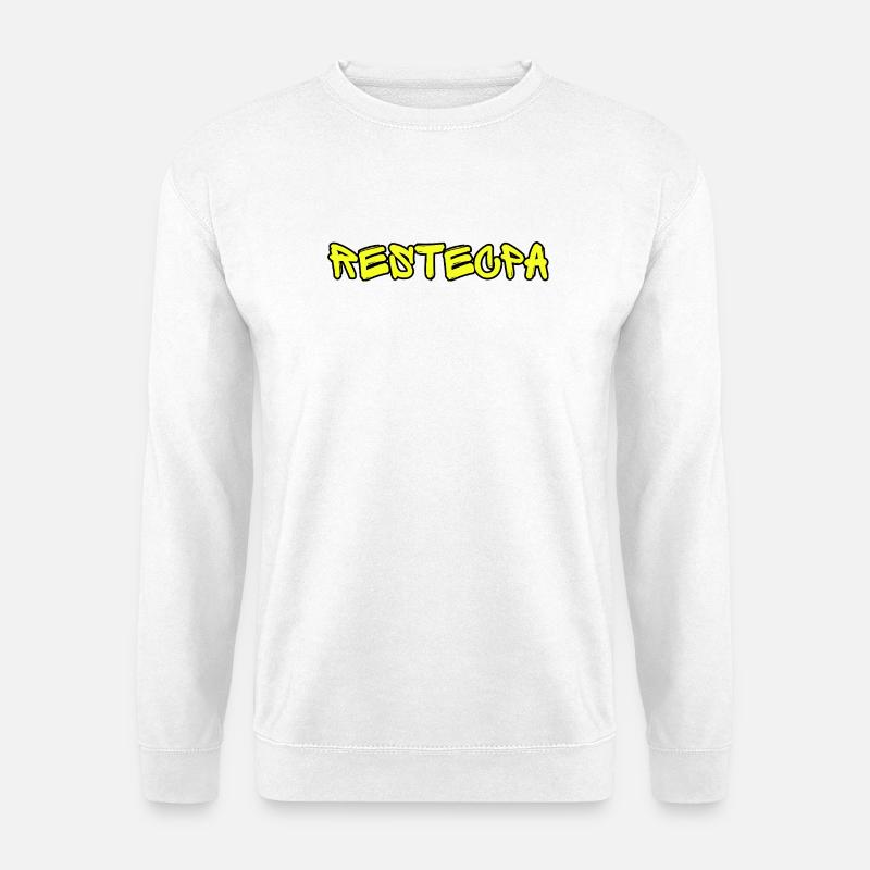 RESTECPA – Lustiges Straßen-Slang-Textdesign Graffiti - Unisex Pullover - Weiß