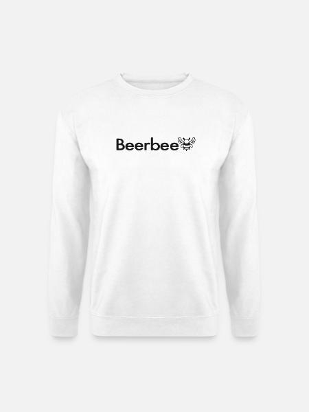 Beerbee Beer Bee Malle Saying TShirt - Unisex Sweatshirt - white