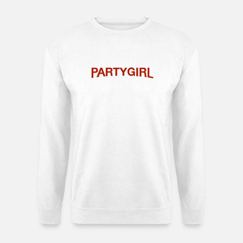 Partygirl - Unisex Pullover - Weiß
