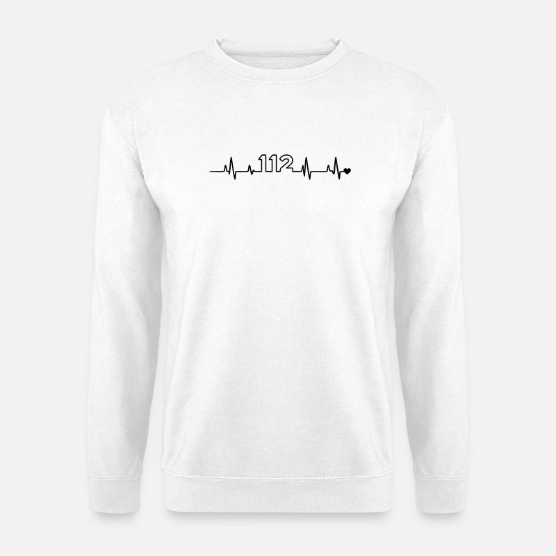 Fire Brigade 112 - Unisex Sweatshirt - white
