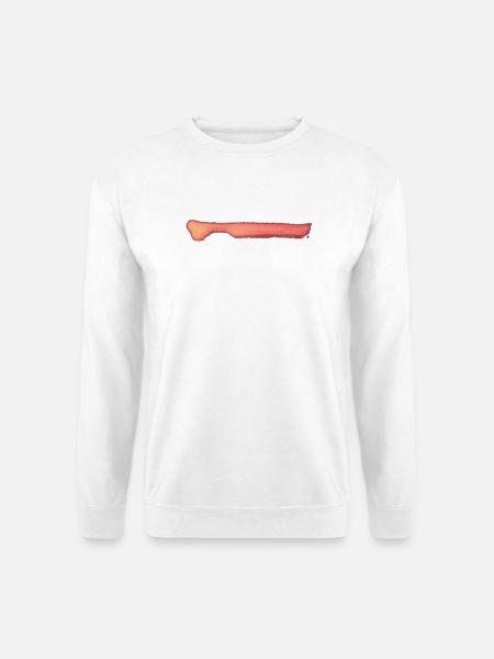 Farbe Tusche Streifen - Unisex Pullover - Weiß